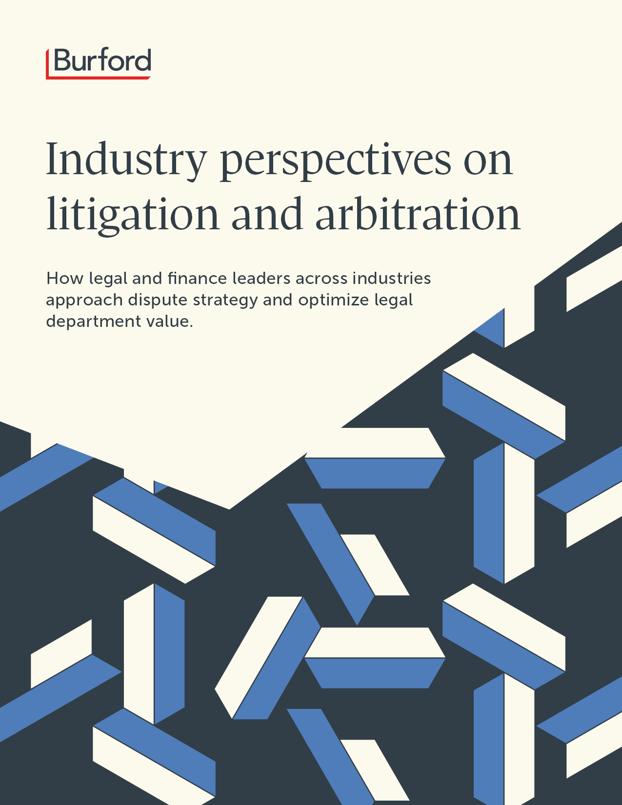 2024 Industry Perspectives On Litigation And Arbitration Cover
